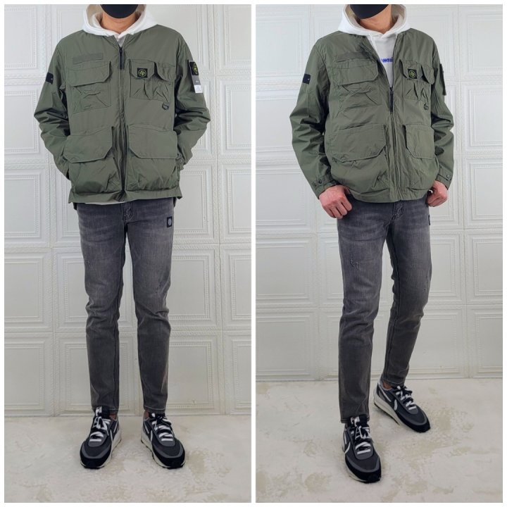 Stone Island 스톤아일랜드 멀티 포켓 오버 셔츠 [고급]