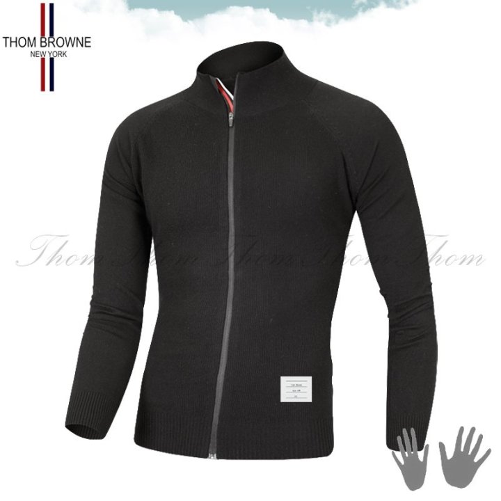 Thom Browne 톰브라운 하프 니트 집업