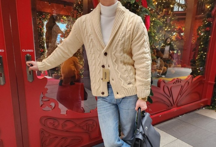 BURBERRY 버버리 프로썸 런웨이 어페럴 이태리 톨레뇨 울 숄자켓