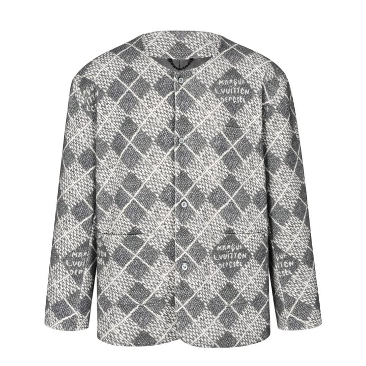 LOUIS VUITTON 루이비통 시크 칼라리스 울 자켓