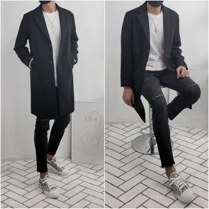 BURBERRY 버버리 프로섬 라인 싱글 코트 [고급]