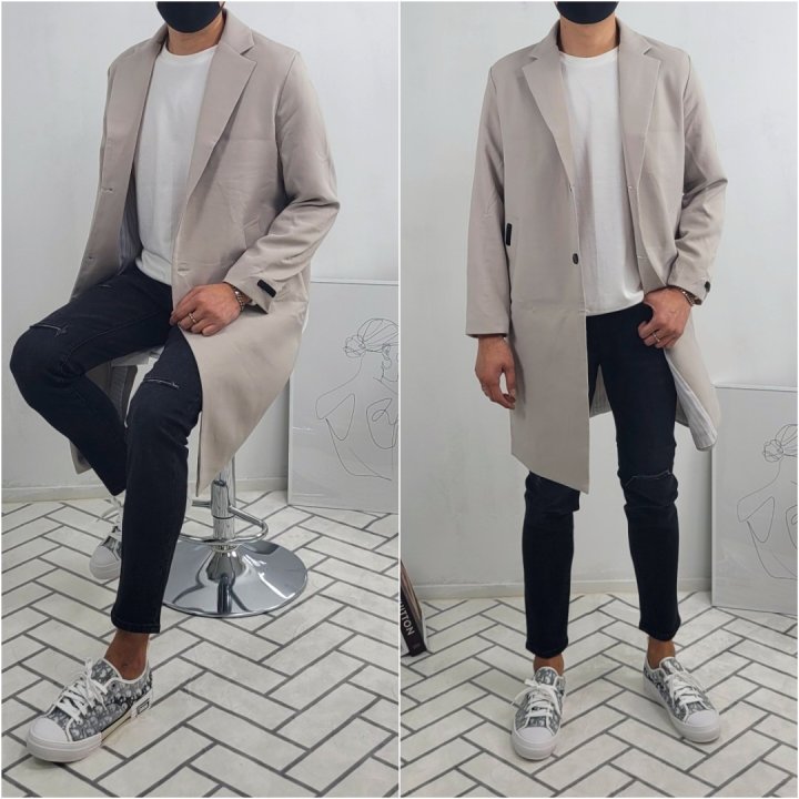 BURBERRY 버버리 프로섬 라인 싱글 코트 [고급]