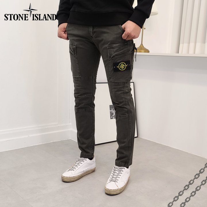Stone Island 스톤아일랜드 세로지퍼포켓 팬츠