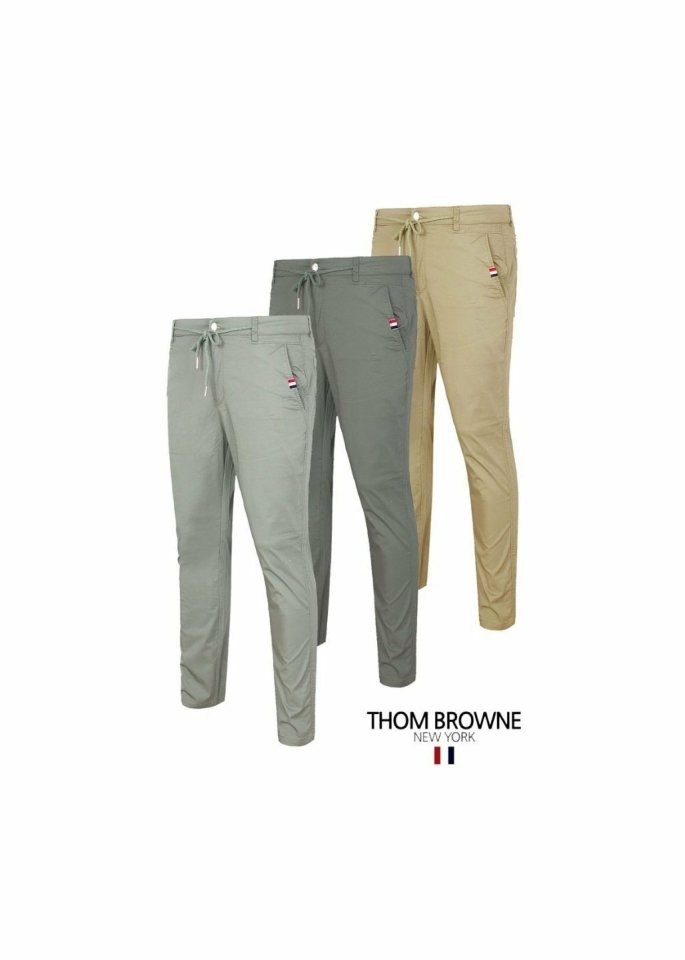 Thom Browne 톰브라운 코팅원단슬림핏가벼운