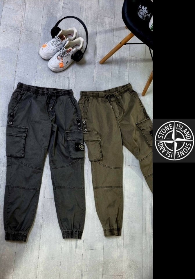 Stone Island 스톤아일랜드 밴딩 카고 조거팬츠