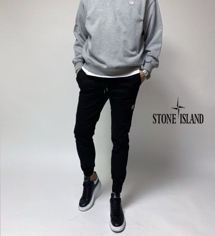 STONE ISLAND 스톤아일랜드 밴딩스판 조거카고바지 (고급워싱버젼)