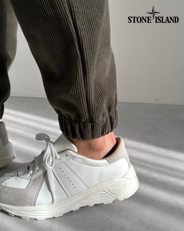 Stone Island 스톤아일랜드 기모 골덴 카고조거