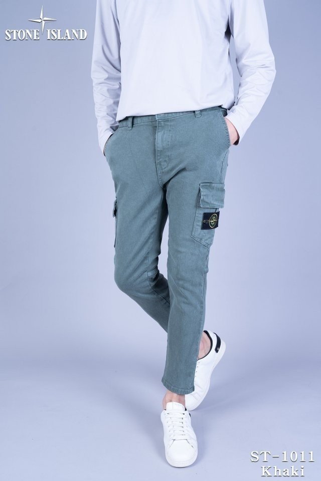 STONE ISLAND 스톤아일랜드 후염 카고 팬츠