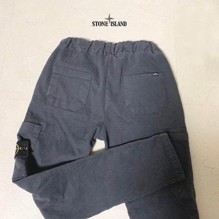 THOM BROWNE 톰브라운 뒤포인트 스판 기모 워싱 테잎 팬츠