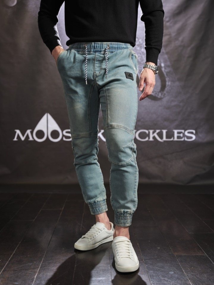 MOOSE KNUCKLES 무스너클 데님조거 팬츠 2COLOR