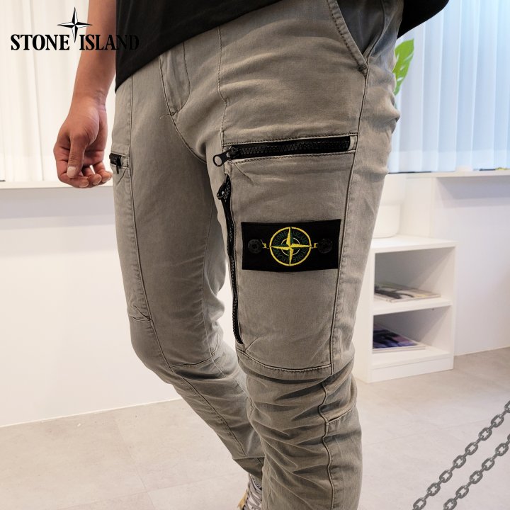 Stone Island 스톤아일랜드 블랙라인지퍼 팬츠