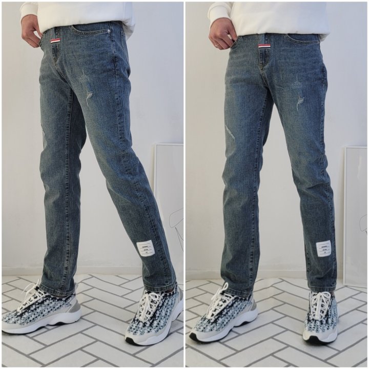 Thom Browne 톰브라운 베이직 데님진 [고급]