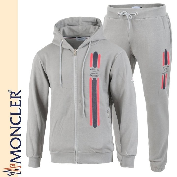 MONCLER 몽클레어 피그먼트 삼선 나염 후드집업 셋트