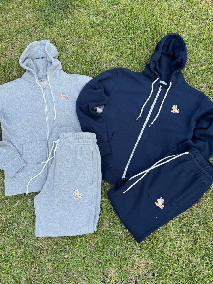 Maison Kitsune 매종키츠네 칠렉스폭스 집업 세트