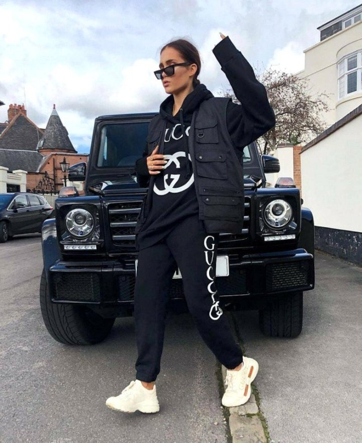 Gucci 구찌 빅로고 커플 후드셋트