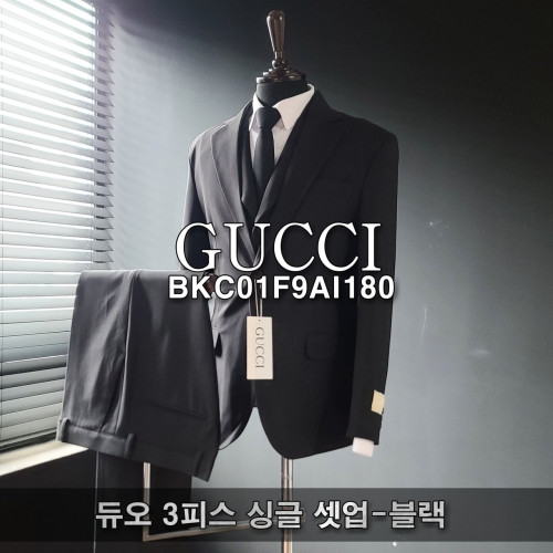 GUCCI 구찌 마드라스 체크 싱글 셋업