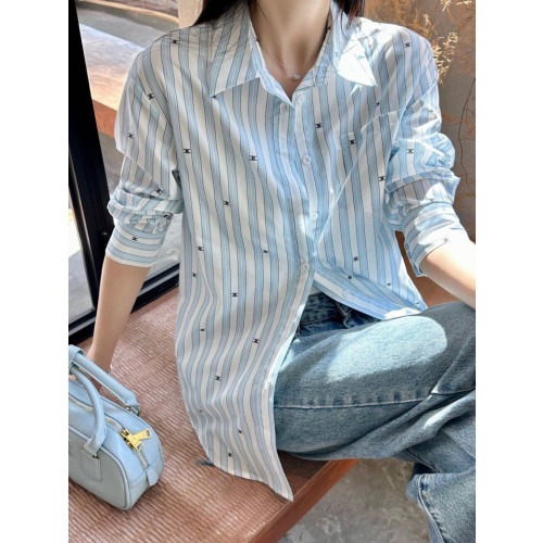 CELINE 셀린느 클래식블루 클린셔츠