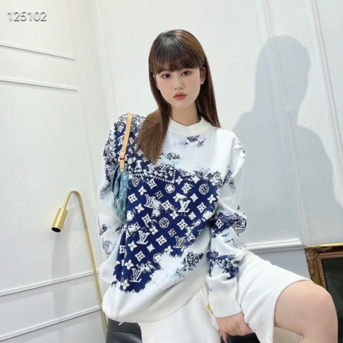 AMI 아미 드 꾀흐 체인 자수 브이넥 니트(여성)