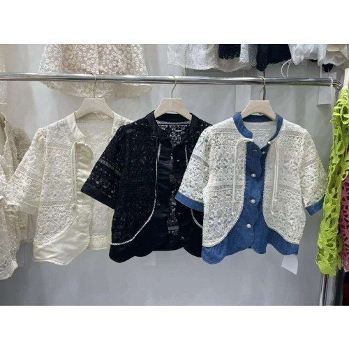 LOEWE 로에베 쟈카드 배색 라운드 가디건