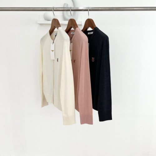 DIOR 디올 벌 자수 오픈 가디건