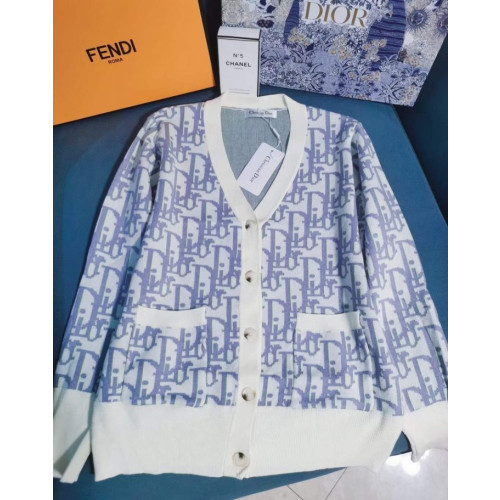 Dior 디올 풀프린트 레터링 니트 가디건