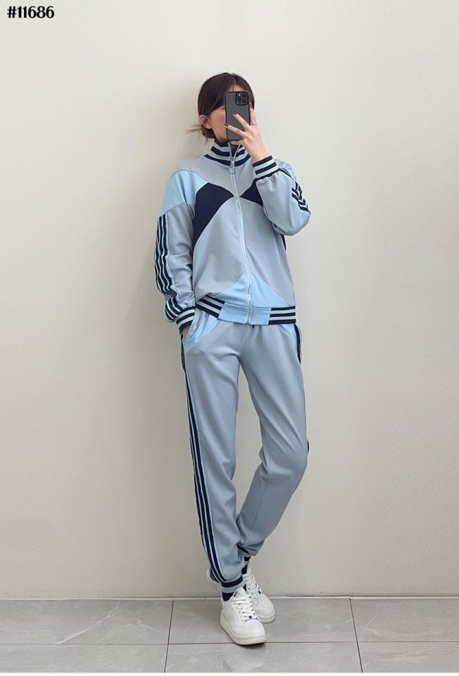 GUCCI 구찌 여성 져지 집업 & 조거 셋