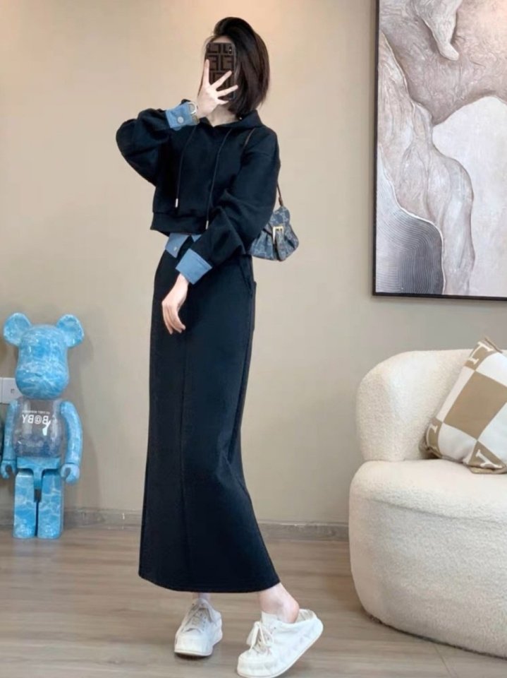 LOUIS VUITTON   루이비통 밀리 청배색 투피스