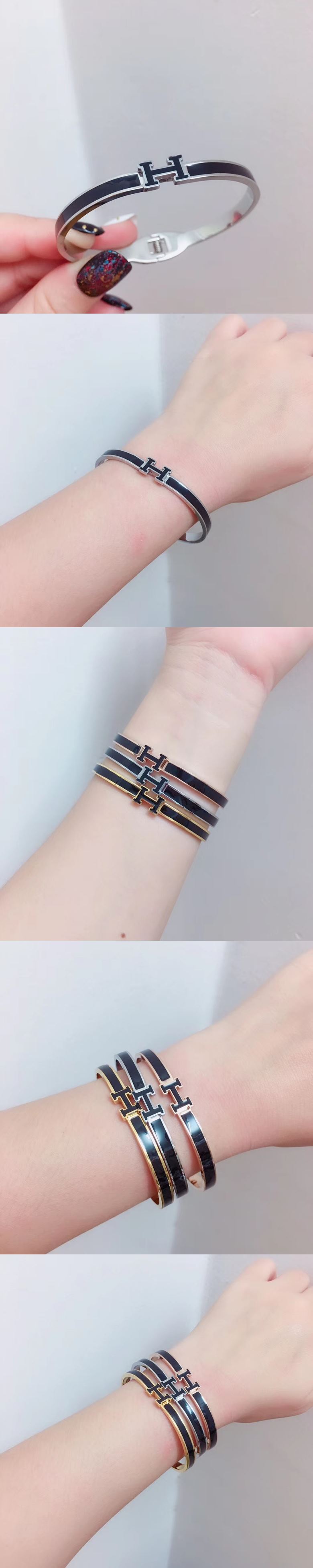 에르메스 클릭아슈H 팔찌 24