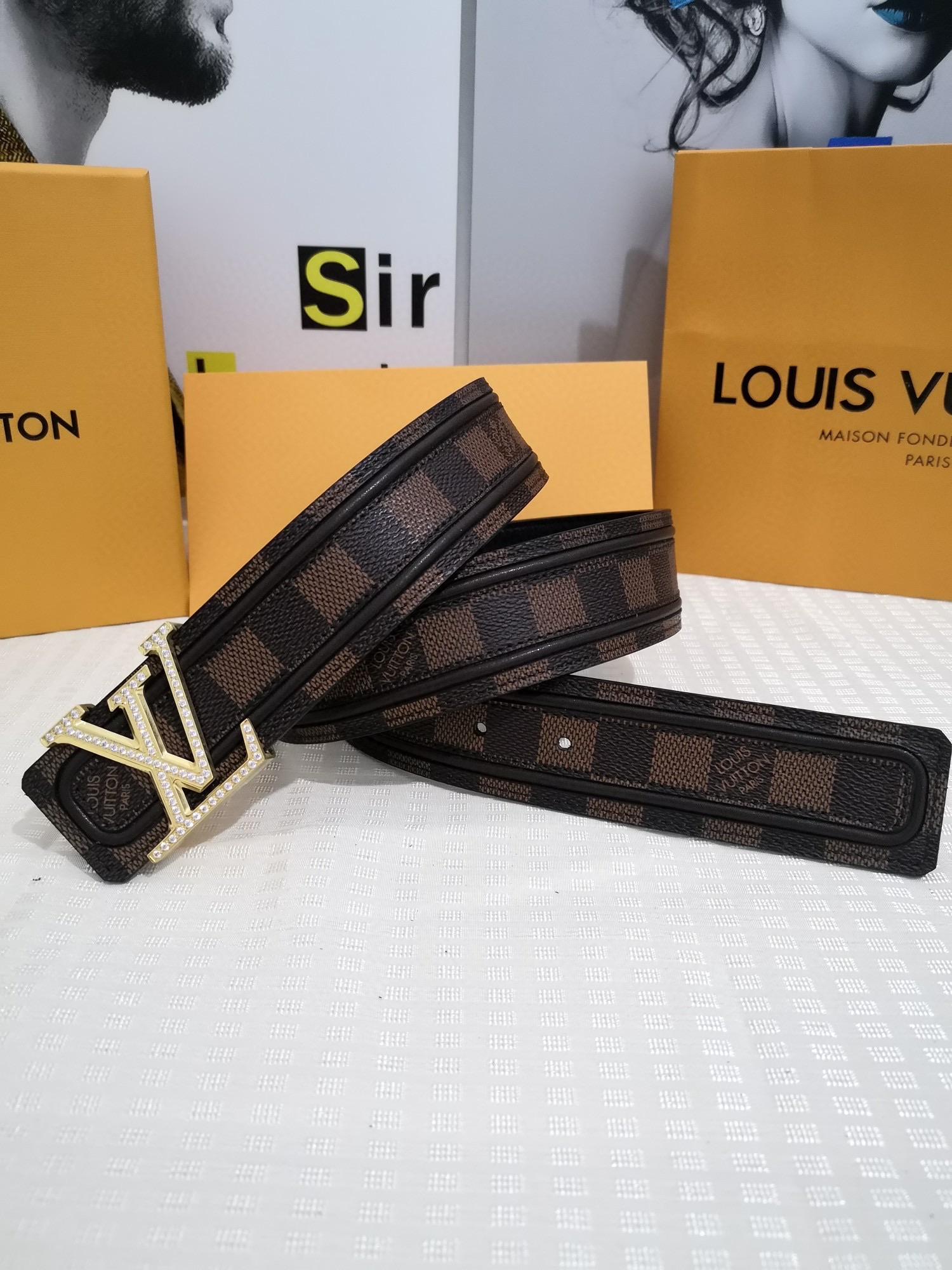  Louis Vuitton 루이비통 벨트 MG3054 브라운,그레이