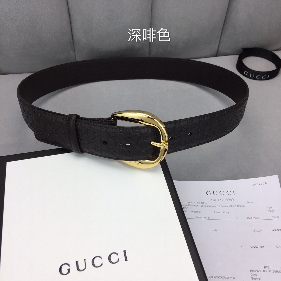Gucci 2020 구찌 벨트 MG3230 블랙 금장,은장