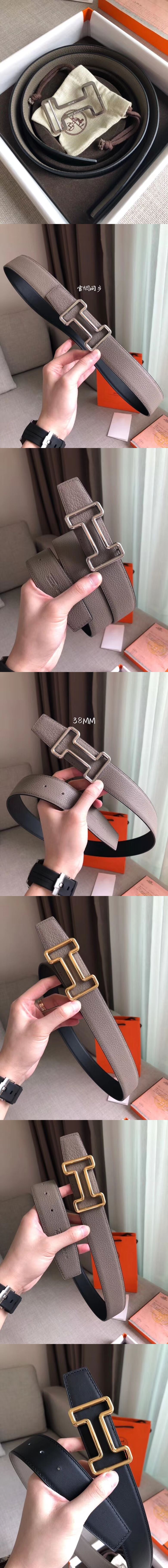 에르메스 투나잇 리버서블 벨트 38mm