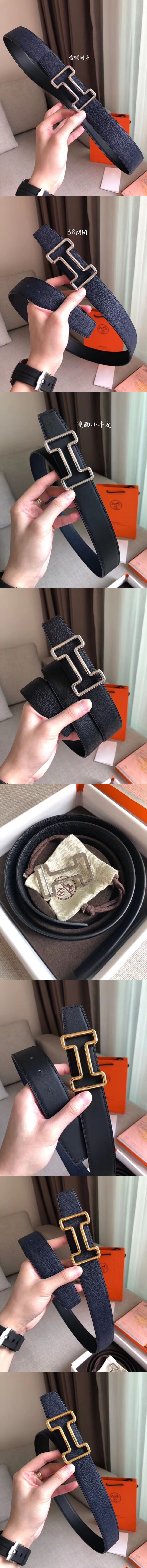 에르메스 투나잇 리버서블 벨트 38mm-2