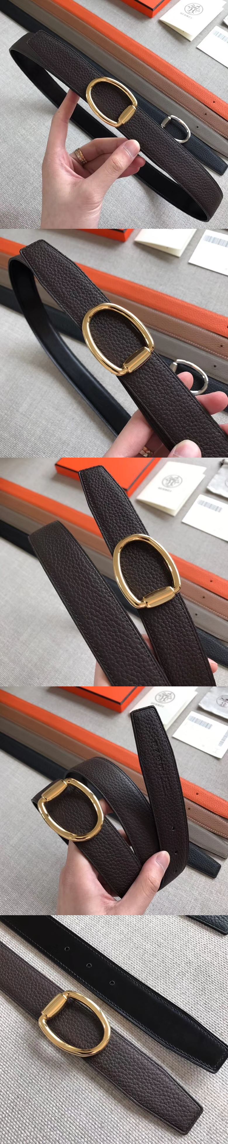 에르메스 리버서블 벨트 32mm