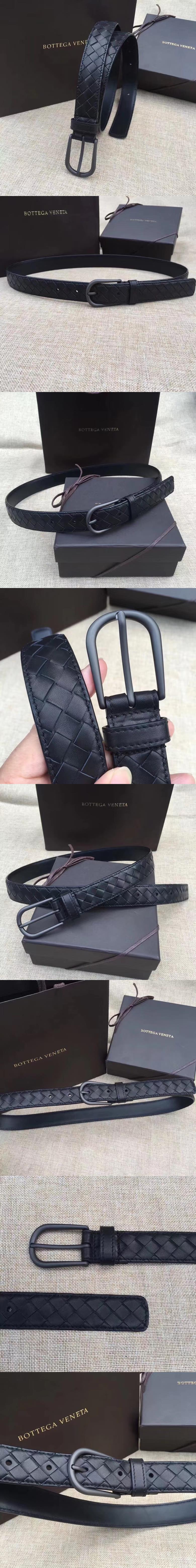 보테가베네타 인트레치아토 VN 벨트 35mm