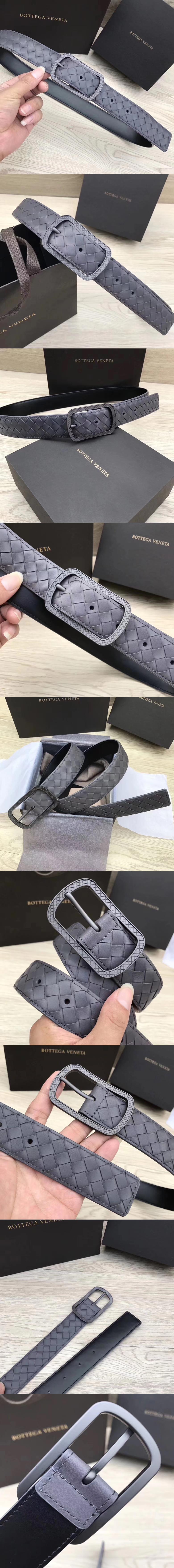 보테가베네타 인트레치아토 VN 벨트 35mm-3