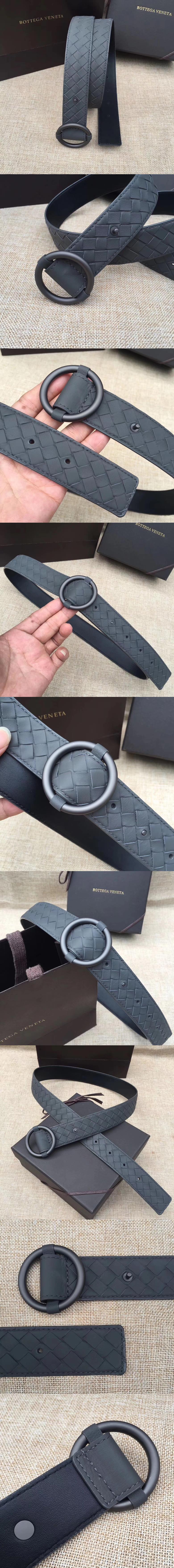 보테가베네타 인트레치아토 VN 벨트 35mm-4