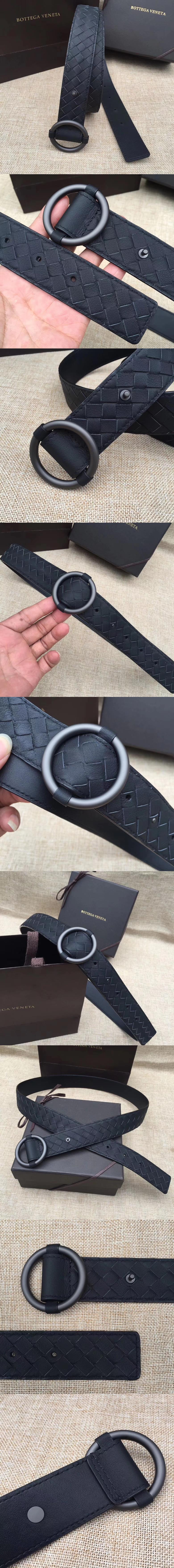 보테가베네타 인트레치아토 VN 벨트 35mm-5