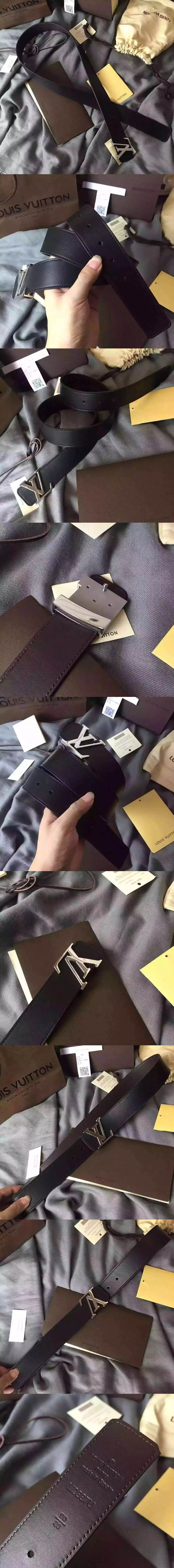 루이비통 LV 이니셜 리버서블 카프 레더 벨트 M9887U