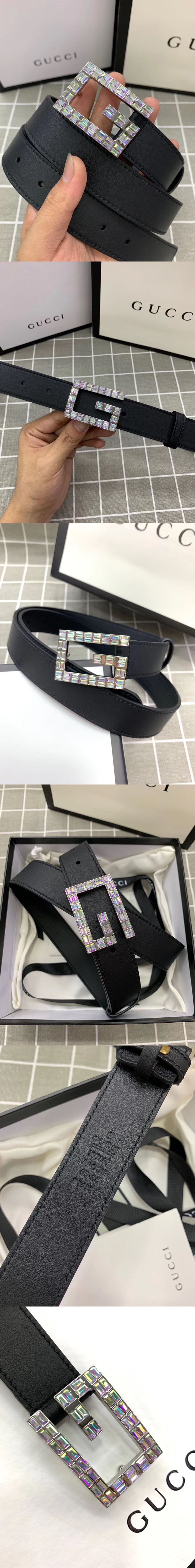 구찌 G버클 벨트 30mm-11