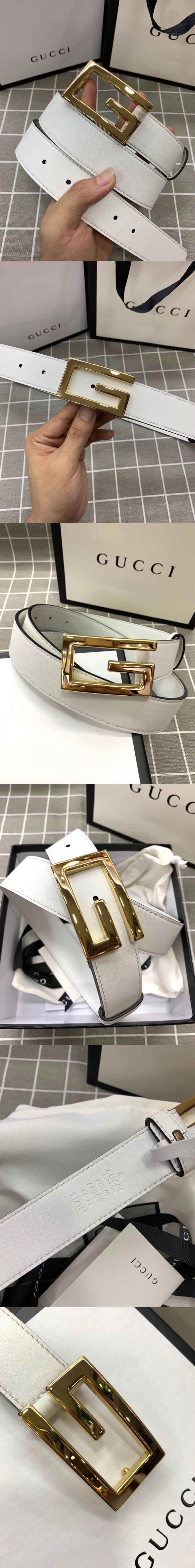 구찌 G버클 벨트 35mm-1