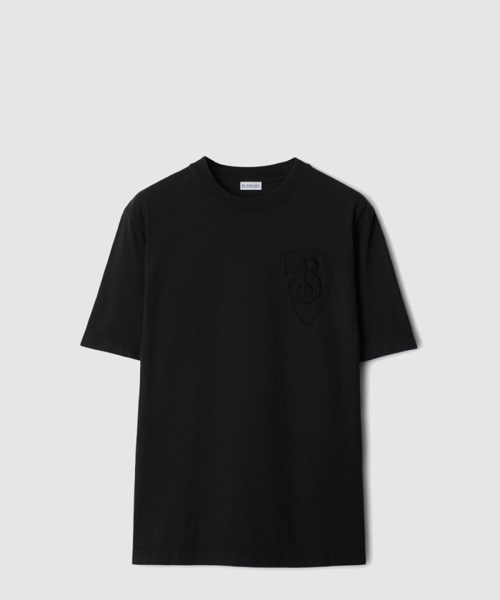 버버리 B 쉴드 코튼 티셔츠 80995481