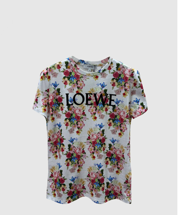 로에베 박시 핏 티셔츠 코튼