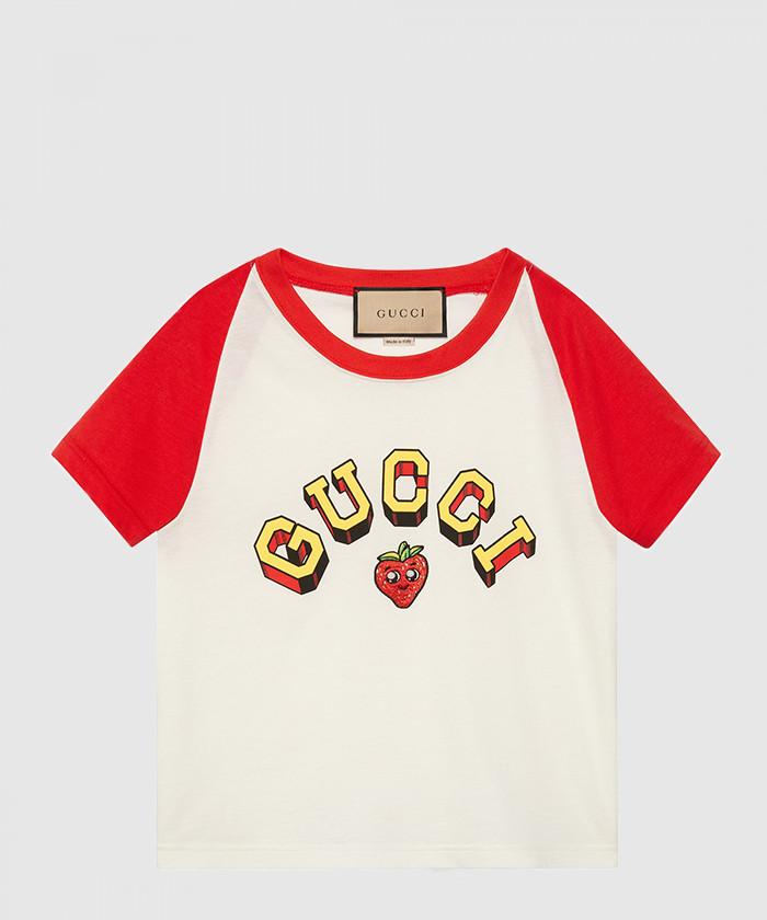 구찌 니트 면 프린트 티셔츠 768183