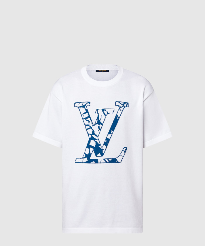 루이비통 쇼트 슬리브드 코튼 크루넥 1AFANA