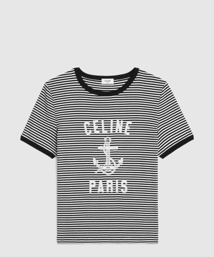 셀린느 앵커 티셔츠 인 스트라이프 저지 2X80D3