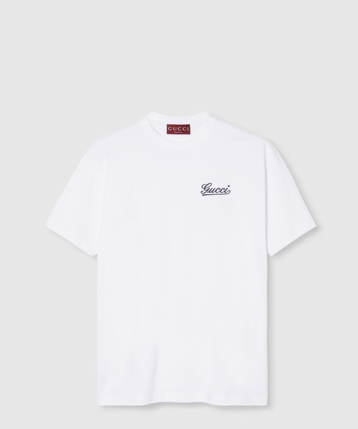 구찌 자수 코튼 저지 티셔츠 ‎788093