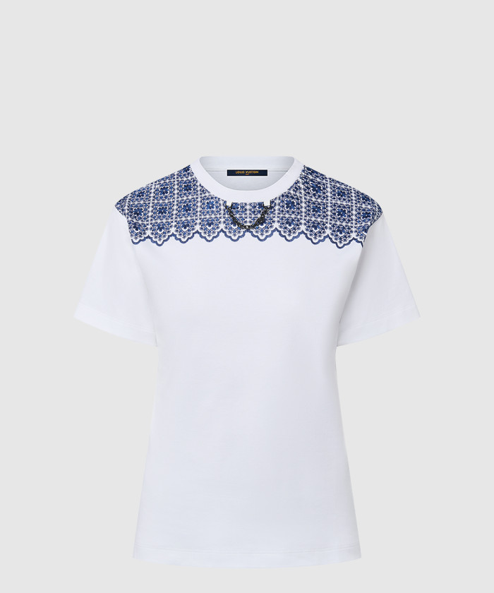 루이비통 플로럴 모노그램 티셔츠 1AFTM6