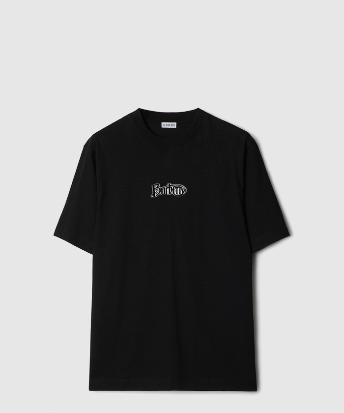 버버리 로고 코튼 티셔츠 80978101
