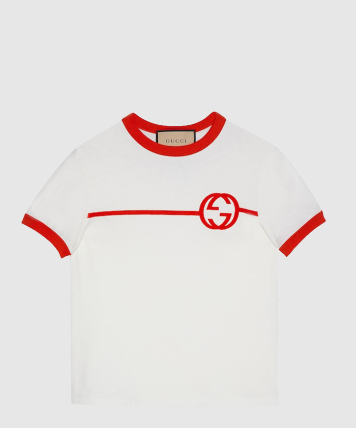 구찌 코튼 저지 프린트티셔츠 723566