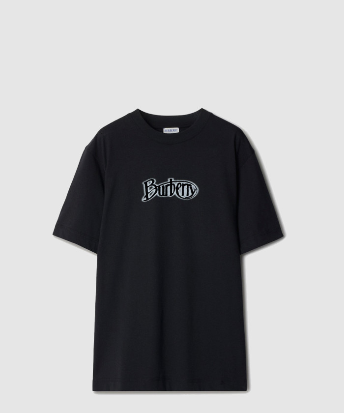 버버리 로고 코튼 티셔츠 80982041